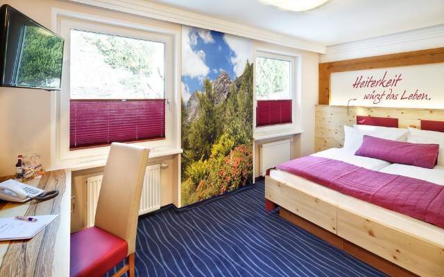 Hotel Alpina liegt direkt an der Skipiste