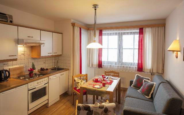 The holiday flats are furnished in country house style