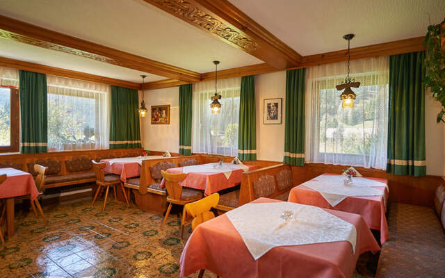 Fruehstuecksraum der Pension Sonnhof