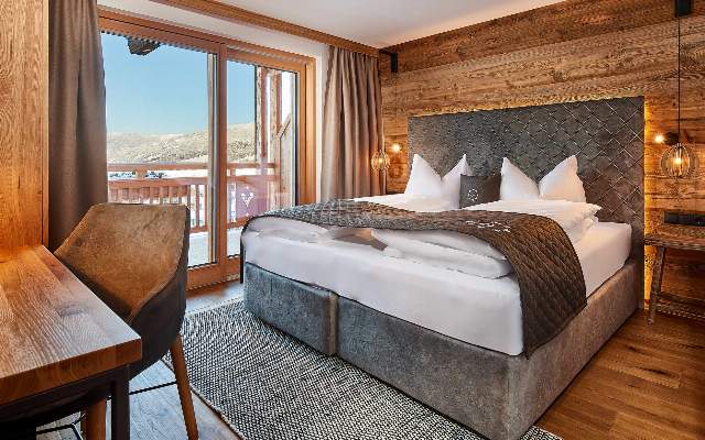 All rooms are furnished in alpine style