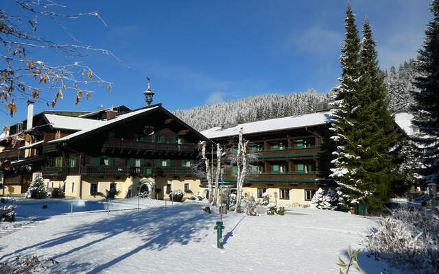 Das Hotel Unterhof im Winter