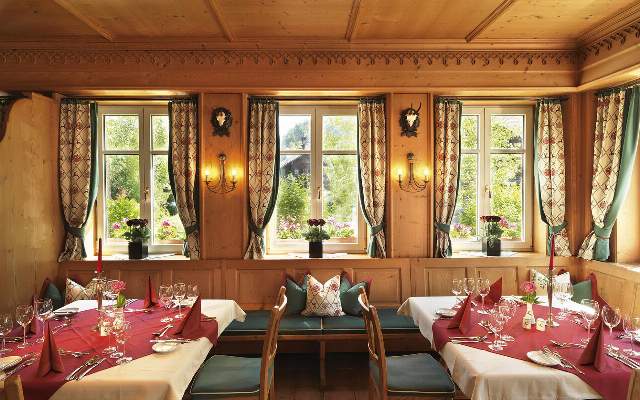 Beautiful dining room at Hotel Lerch Plankenau