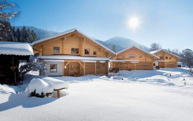 The Three Roses Chalets in Winter