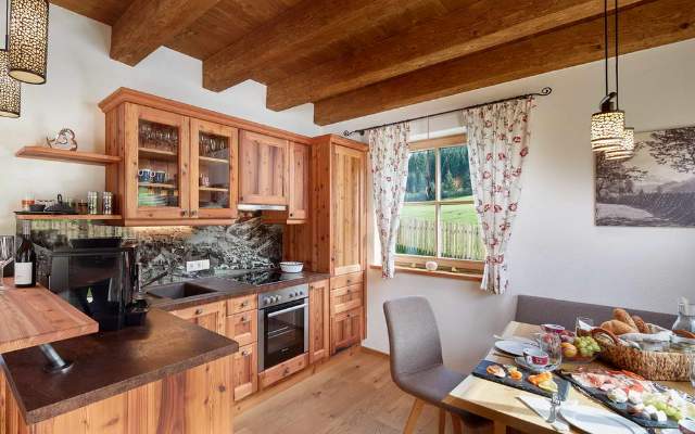 Cosy kitchen in the chalet