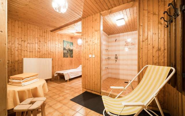 Sauna area for relaxation